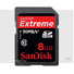 Sandisk Extreme SDHC 8GB (30MBs)