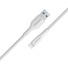 Promate USB-A to Lightning Connector Super Flexible Cable (White, 1m)