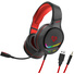 Vertux Tokyo Noise Isolating Amplified Wired Gaming Headset (Red)