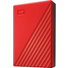 Western Digital My Passport USB 3.2 Gen 1 External Hard Drive (4TB, Red)