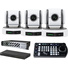 BirdDog Studio Bundle (3x White PTZ) w/ Telestream Wirecast Gear 420 & BONUS Netgear M4250 Switch