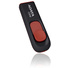ADATA C008 16GB Retractable USB 2.0 Flash Drive (Black/Red)