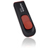 ADATA C008 64GB Retractable USB 2.0 Flash Drive (Black/Red)