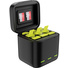 TELESIN LED Storage Battery Charger Box with 3 Batteries for GoPro HERO 9/10/11/12
