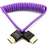 Kondor Blue Gerald Undone MK2 Coiled High-Speed HDMI Cable (30 to 60cm, Purple)