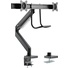 Brateck 17"-32" Dual Monitor Gas Spring Arm With Built-In Docking