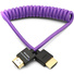 Kondor Blue Gerald Undone Full HDMI Cable 30-60cm (12"-24") Coiled (Purple MK1)
