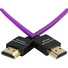 Kondor Blue Gerald Undone MK2 Full HDMI Straight Braided Cable 40cm (16") (Purple)