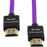 Kondor Blue Gerald Undone MK2 Full HDMI Straight Braided Cable 40cm (16") (Purple)