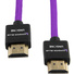 Kondor Blue Gerald Undone MK2 Full HDMI Straight Braided Cable 45cm (18") (Purple)