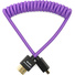Kondor Blue Gerald Undone MK2 Micro HDMI to Full HDMI Cable 30-60cm (12"-24") Coiled (Purple)