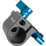 Kondor Blue 5/8" Baby Pin Spigot Receiver to NATO Clamp Adapter (Space Gray)