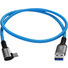 Kondor Blue USB-A to USB-C 3.0 Right Angle Cable (0.6m)