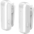 Ulanzi J12 2-Person Wireless Microphone System with Lightning Connector for iOS Devices (White)