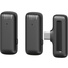 Ulanzi J12 2-Person Wireless Microphone System with USB-C Connector for Mobile Devices (Black)