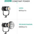 GVM-SD200D 200W High Power LED Spotlight Bi-Colour with Softbox