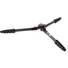 3 Legged Thing Legends Jay Carbon Fibre Travel Tripod Legs with Quick Leveling Base (Darkness)