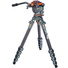 3 Legged Thing Legends Jay Carbon Fibre Tripod with Quick Leveling Base and AirHed Cine-A Fluid Head