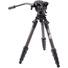 3 Legged Thing Legends Jay Carbon Fibre Tripod with Leveling Base and Cine-A Head (Darkness)