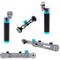 Kondor Blue Rosette Arms, Grips, and 15mm Rod Block Bundle (Space Grey)
