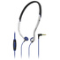 Sennheiser PX 685i Sports Headset with Inline Remote/Mic (Black Headband / Blue Cable)