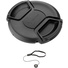Sensei 46mm Center Pinch Snap-On Lens Cap and Cap Keeper Lens Cap Holder Kit