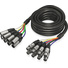 Behringer GMX-500 Gold Performance 8-Way Multicore Cable with XLR Connectors (5m)