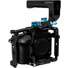 Kondor Blue Camera Cage with Top Handle for Panasonic Lumix GH6 (Raven Black)