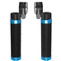 Kondor Blue Quick Release Rosette Handgrip Set (Left and Right, Raven Black)