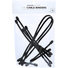 Bubblebee Industries Cable Binders (Black, 10-Pack)