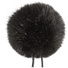 Bubblebee Industries Windbubble Miniature Imitation-Fur Windscreen (Lav Size 1, 28mm, Black)