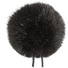 Bubblebee Industries Windbubble Miniature Imitation-Fur Windscreen (Lav Size 2, 35mm, Black)