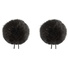 Bubblebee Industries Windbubbles Imitation-Fur Windscreen Set for Lav Mics 5 to 8mm (Black)