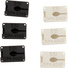 Bubblebee Industries Lav Concealer for DPA 6060 (6-Pack, 3 Black & 3 White)