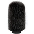 Bubblebee Industries Windkiller Long Fur Slip-On Wind Protector for 18 to 24mm Mics (Large, Black)