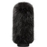 Bubblebee Industries Windkiller Long Fur Slip-On Wind Protector for 18 to 24mm Mics (XL, Black)