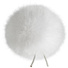 Bubblebee Industries Windbubble Miniature Imitation-Fur Windscreen (Lav Size 3, 40mm, White)