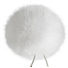 Bubblebee Industries Windbubble Miniature Imitation-Fur Windscreen (Lav Size 4, 42mm, White)