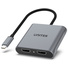UNITEK V1404B USB-C to Dual HDMI 4K Adapter