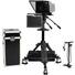 Ikan 19" SDI Teleprompter with Talent Monitor, Pedestal & Dolly Turnkey Kit