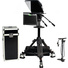 Ikan 17" SDI Teleprompter, Pedestal & Dolly Turnkey with 19" Widescreen Talent Monitor