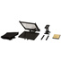 Ikan P2P Interview System with 2 x 17" Teleprompters and HDMI Cables with Rolling Cases