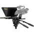 Ikan Professional 12" Portable Teleprompter with Reversing Monitor, Tripod, and Dolly Travel Kit
