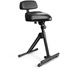 Gravity GFMSEAT1BR Height Adjustable Stool with Foot and Backrest