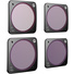 PGYTECH ND Filter Set for DJI Action 2 (Professional, ND8/ND16/ND32/ND64)