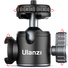 Ulanzi U-80 Mini Metal Dual Cold Shoe Ball Head
