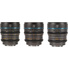 Sirui Nightwalker T1.2 S35 Cine Lens Set (MFT Mount, Gun Metal Grey)