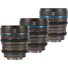Sirui Nightwalker T1.2 S35 Cine Lens Set (MFT Mount, Gun Metal Grey)