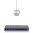Biamp Devio SCR-25C & DCM-1 Ceiling Conferencing Bundle (White)