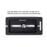 Sunwayfoto DPG-80DR Dual Dovetail Quick Release Plate